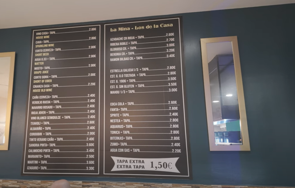 Old Town Benidorm more Tapas offers