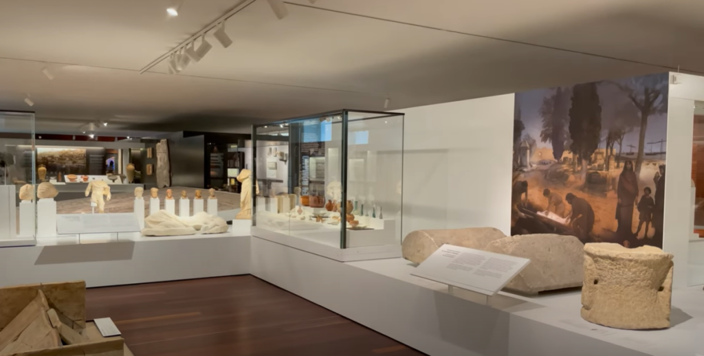 A display in Málaga Museum