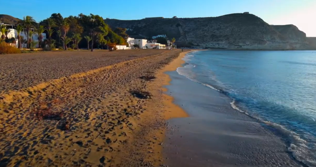 Agua Amarga beach stroll