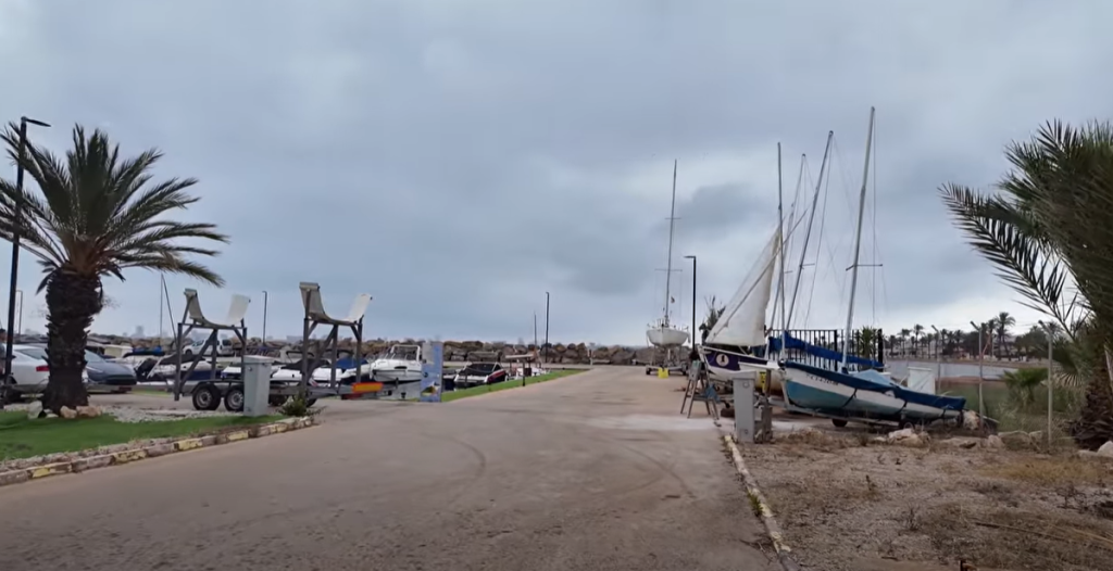 Boat ramp at Mar de Cristal ( Murcia)