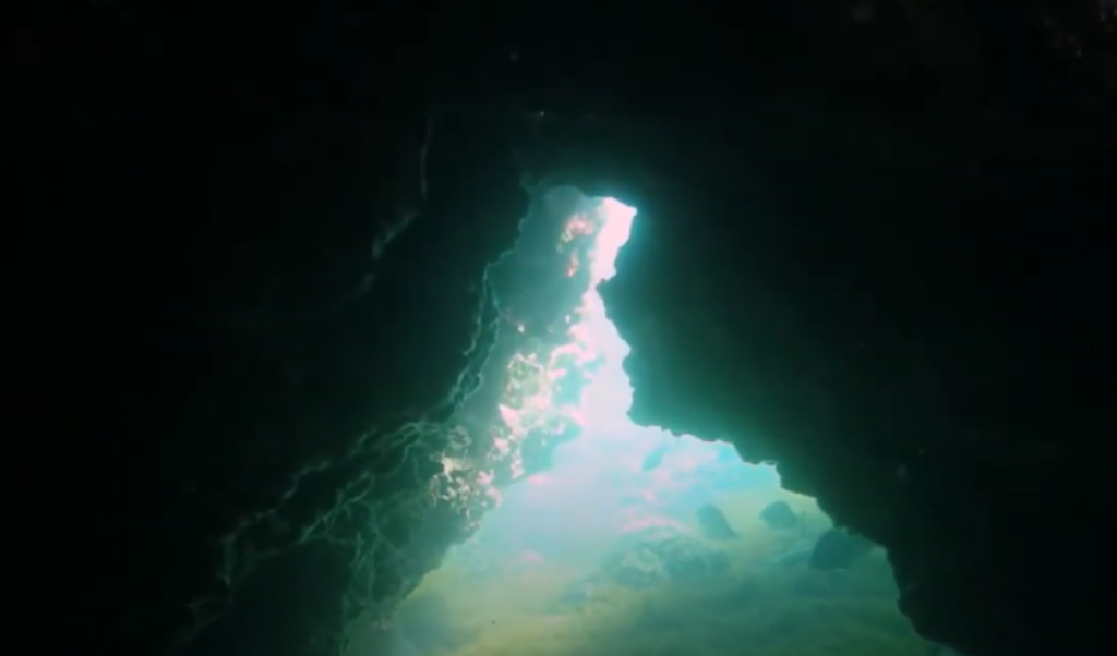 Cave snorkelling at Nerja Spain