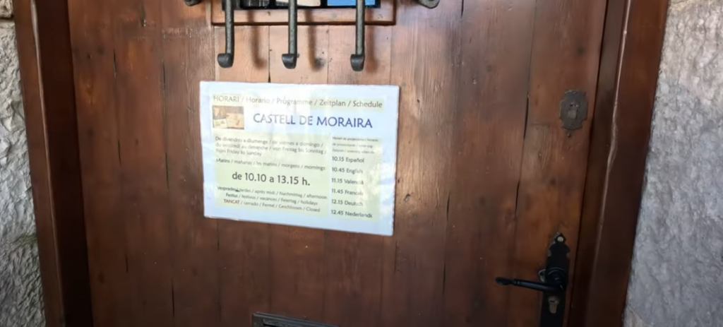 Moraira Castle opening times