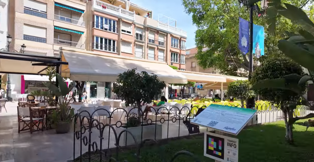 Make Time To Visit Águilas in Murcia 8 Plaza de España,in Aguilas coffee time