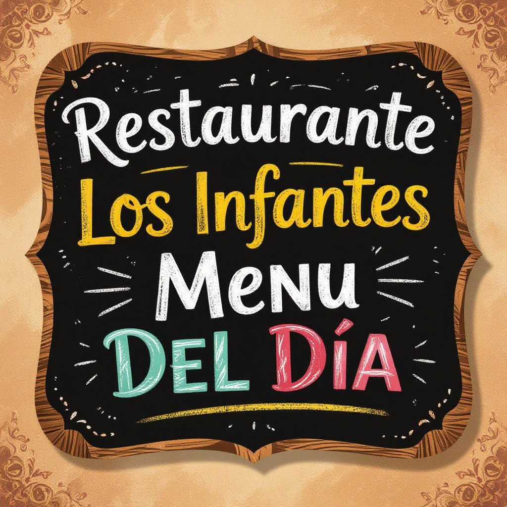 Restaurante Los Infantes Menu Del Dia