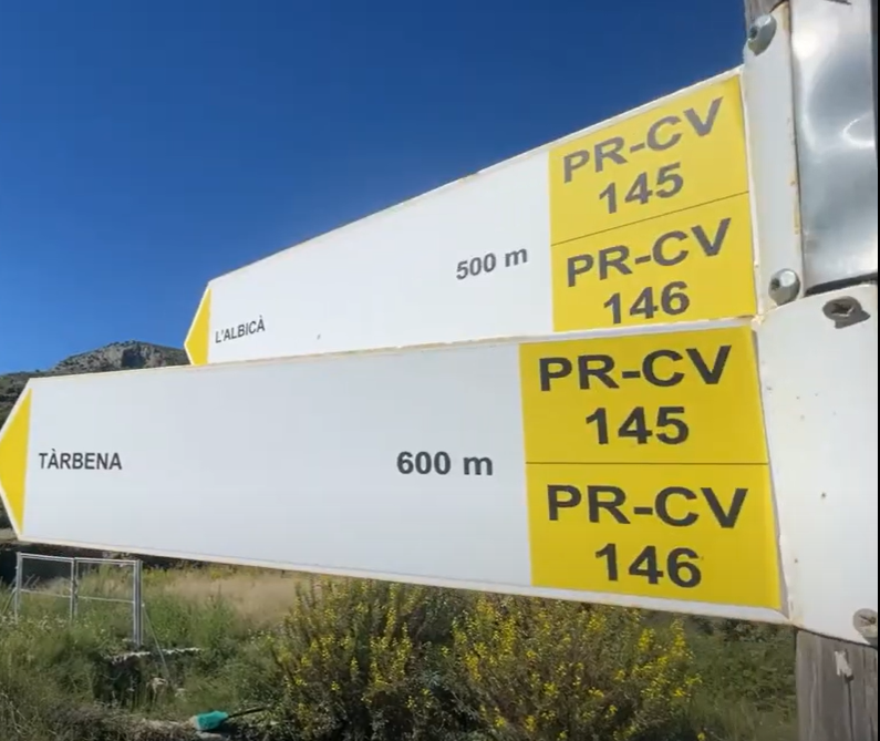 Tàrbena walking routes