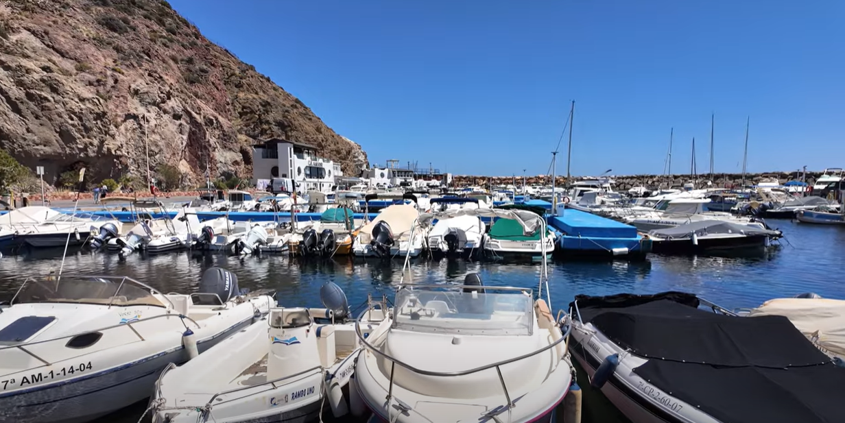 The boats at San Jose Almeria