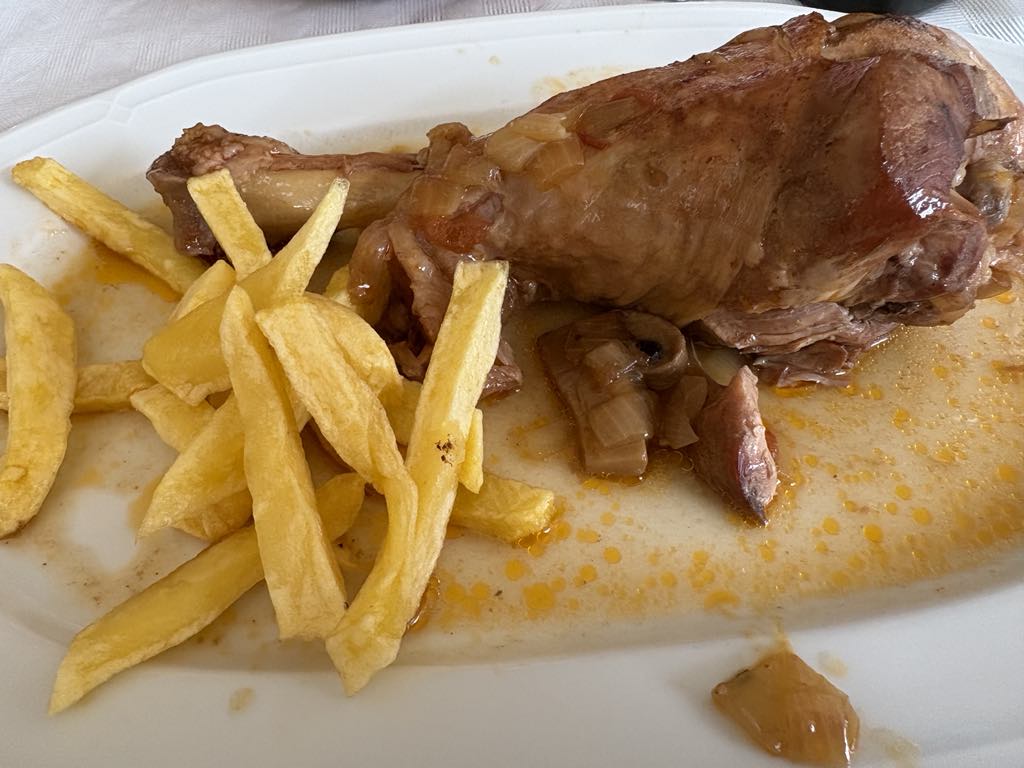 Restaurante Los Infantes Menu Del Dia 5 Turkey Leg