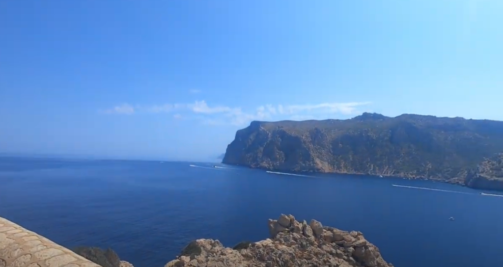 View from Sa Dragonera Island lighthouse Mallorca