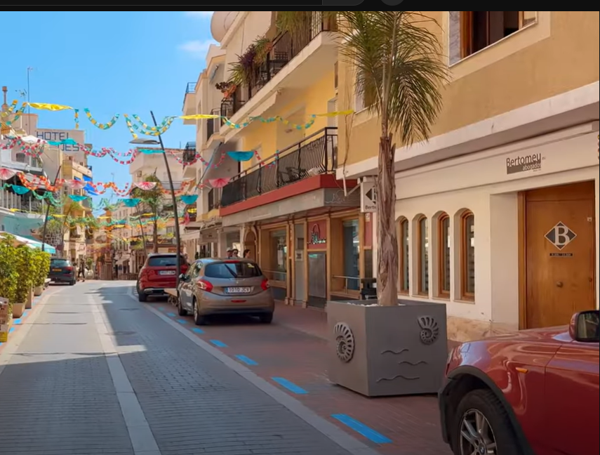 parking can be interesting in summer