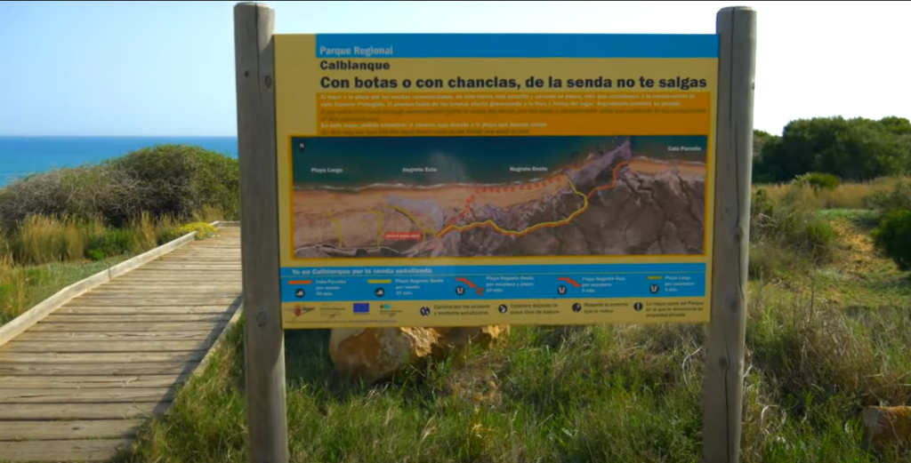 Snorkelling Murcia – A Mediterranean Marine Paradise 6 Calblanque sign