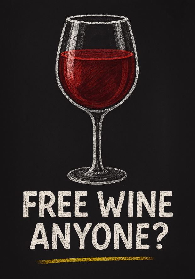 Free Wine Anyone - Purely For Research 2 Free Wine Anyone