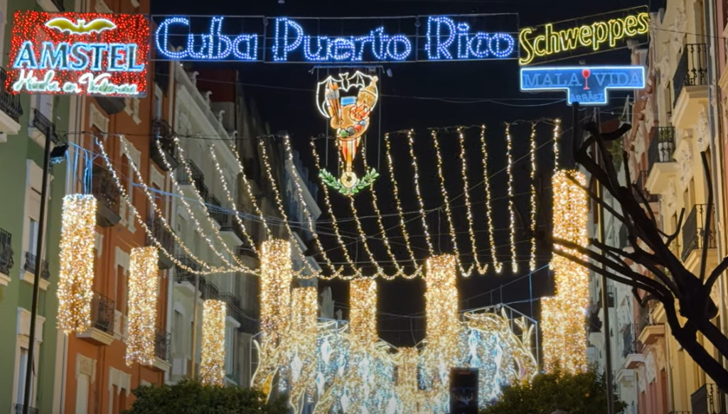 Las Fallas Lights in Ruzafa