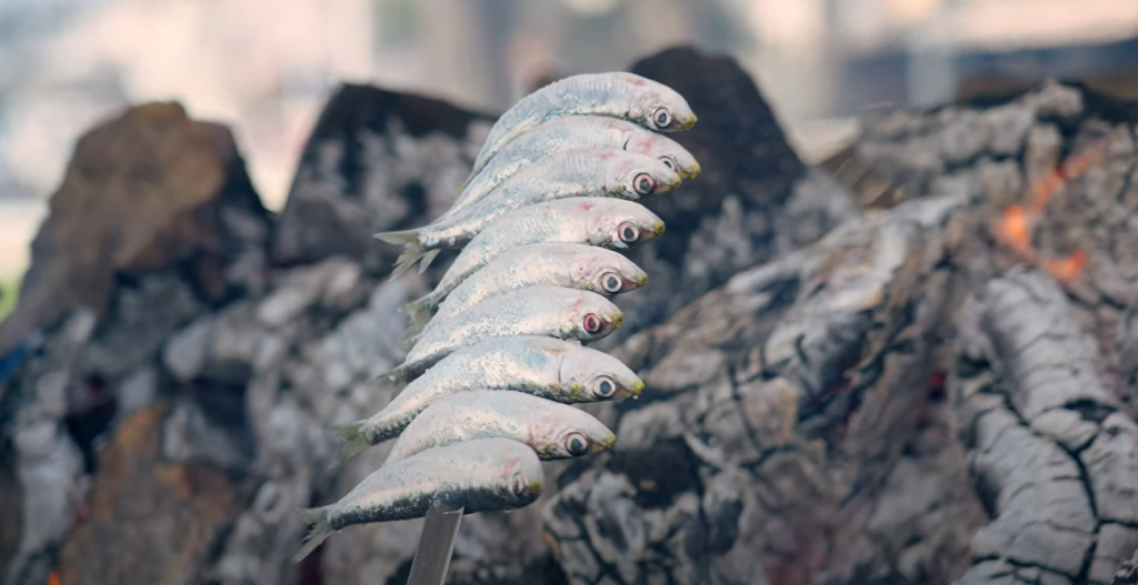 Sardines On The Beach At El Caleno