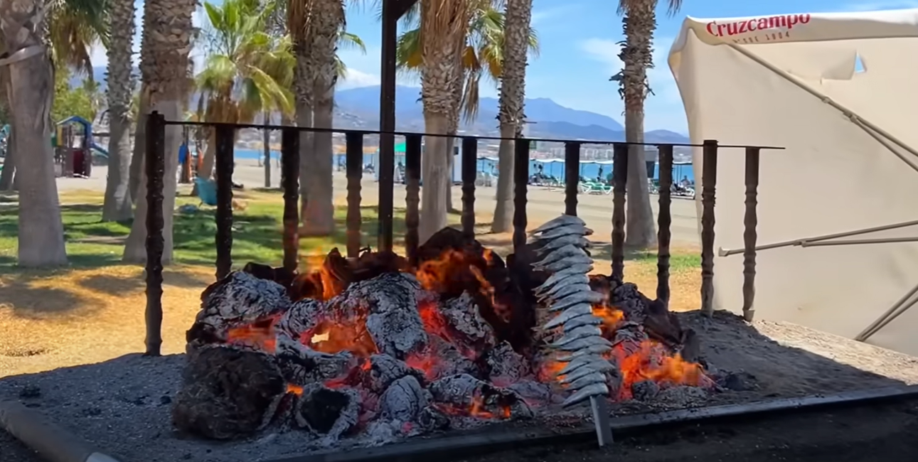 Food in Malaga - Espetos de Sardinas
