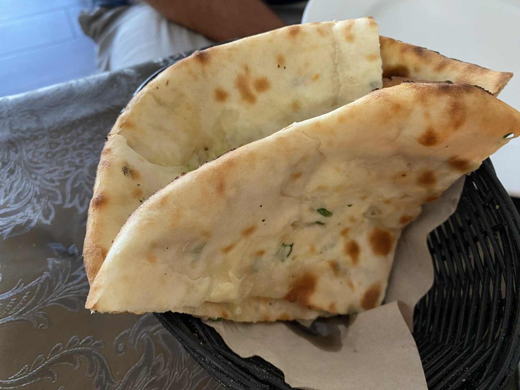 Indian At El Nido Restaurant 7 cheese and chilli naan