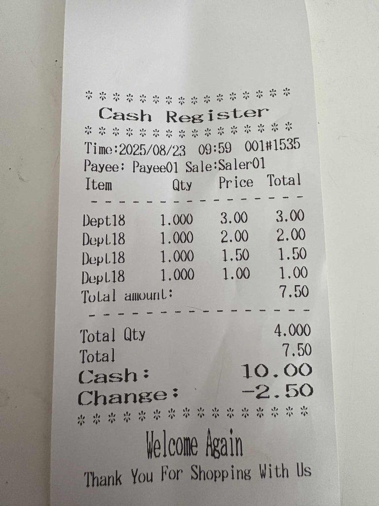 Jonsons La Finca A Lovely Spot For Coffee 6 receipt