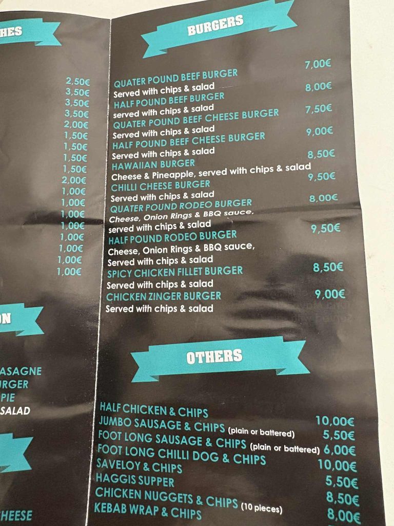menu 4
