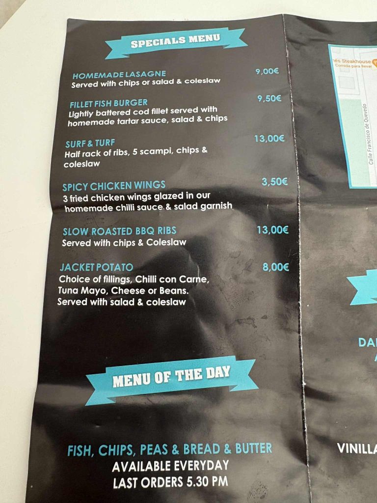 menu 5