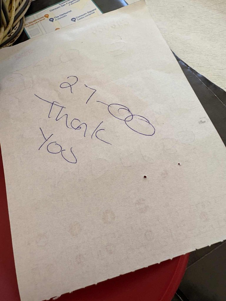bill from the chippy La Marina