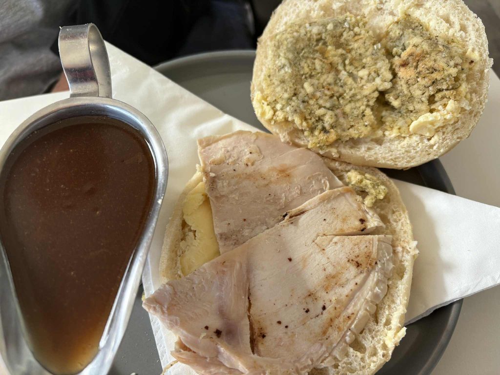 turkey roll with stuffing