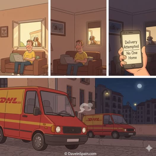 Delivery attempted. No one home