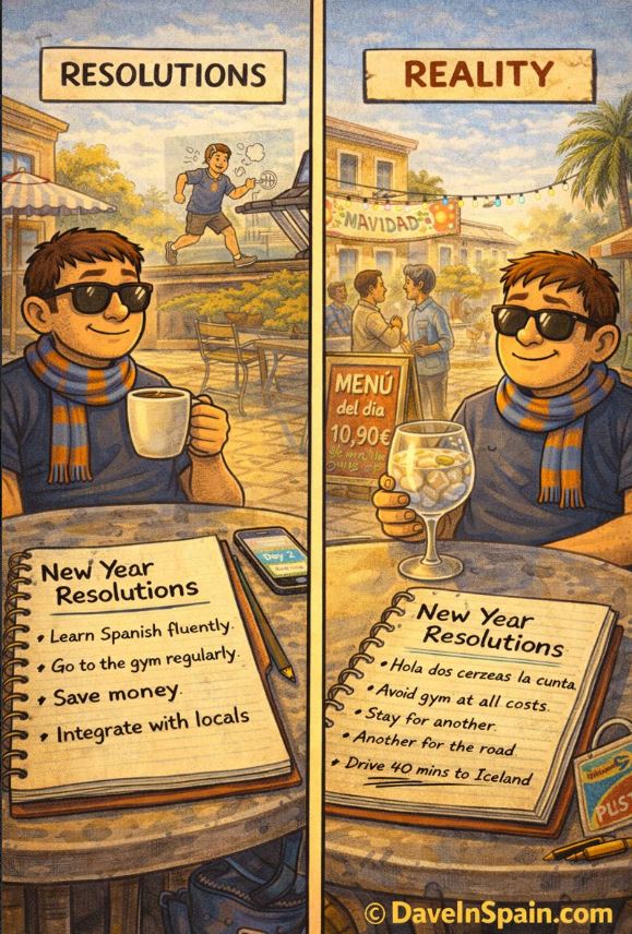 New Year's Resolutions In Spain 2 New Year's resolutions in Spain reality