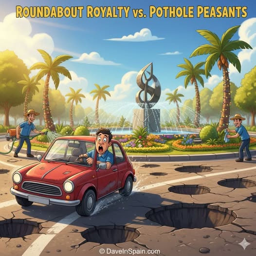 Village Roundabouts Of Spain