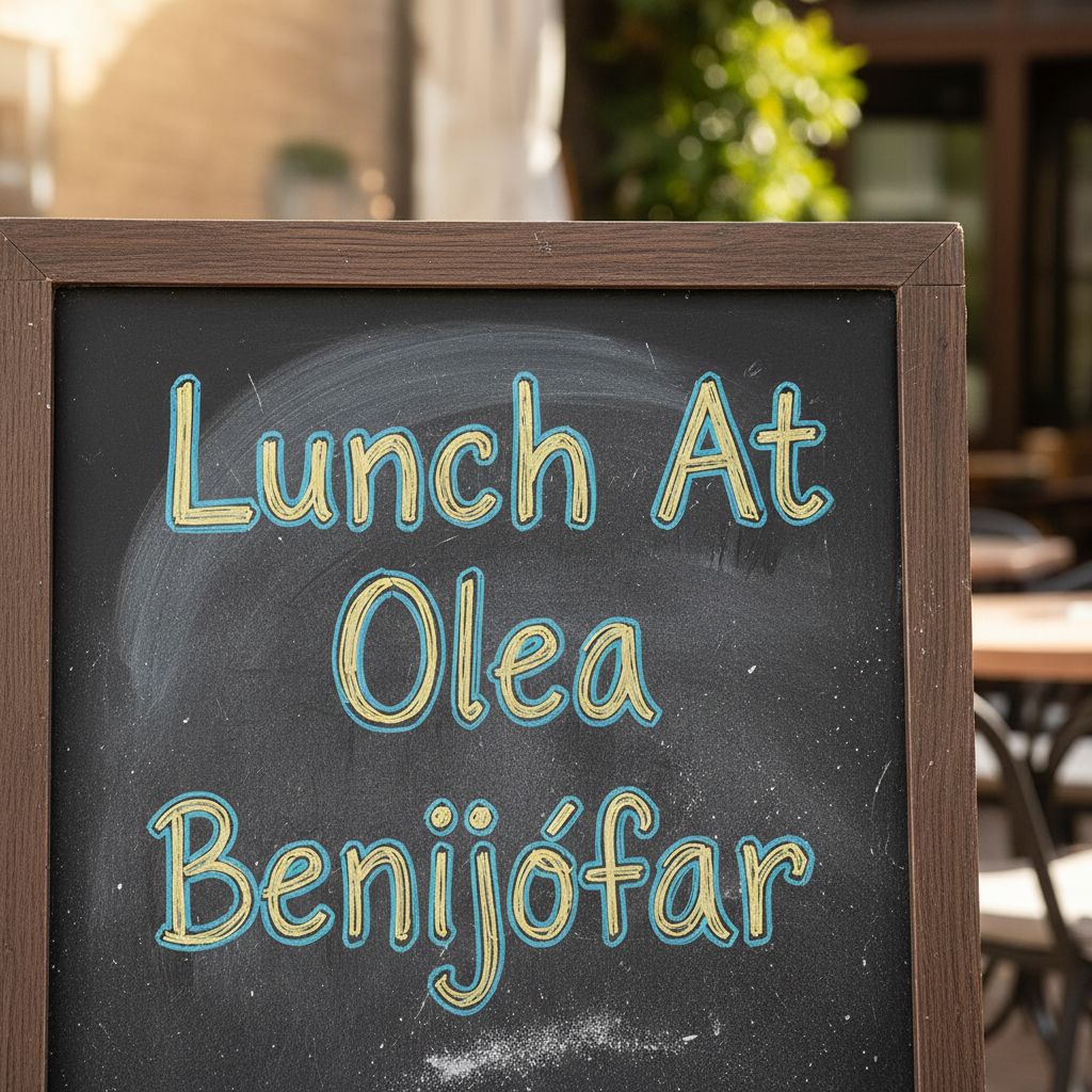 Lunch At Olea Benijófar