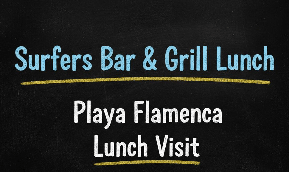 Surfers Bar & Grill Lunch With A View