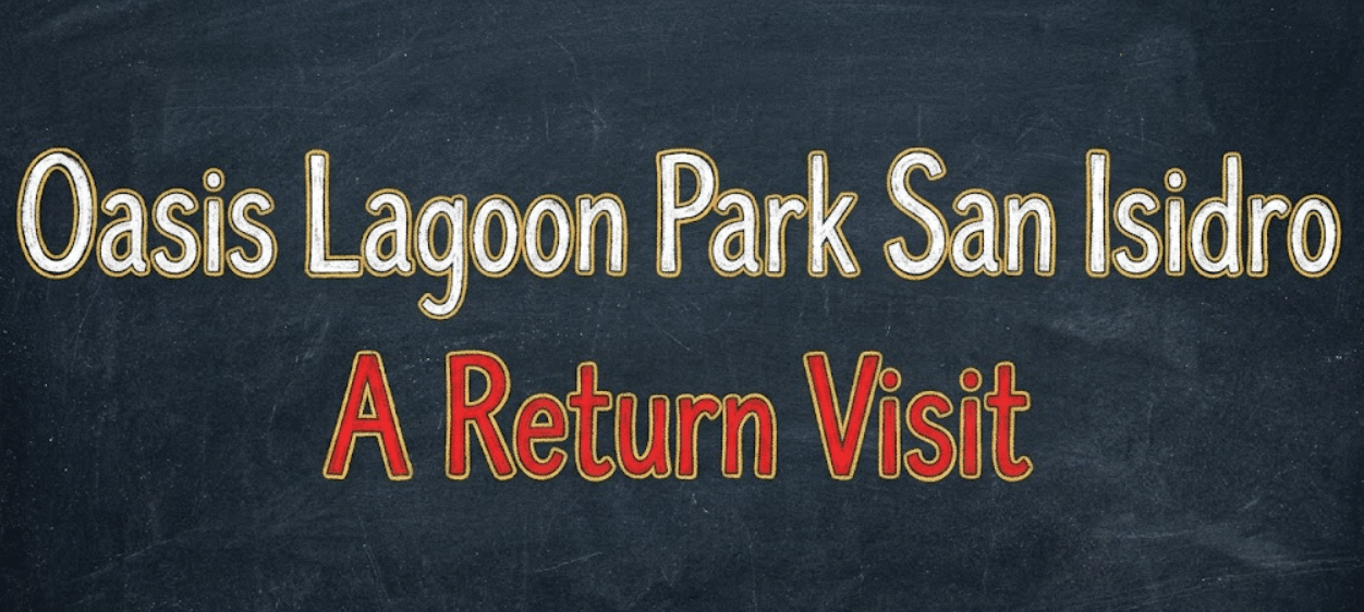 Oasis Lagoon Park San Isidro. A Return Visit