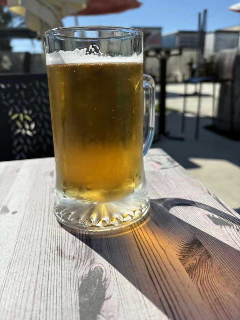 beer at Oasis Lagoon Park San Isidro