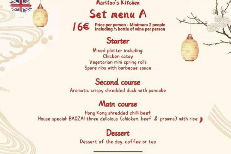 Menu A Maritaos Kitchen Rojales