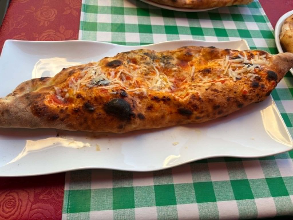 Calzone at La Famiglia