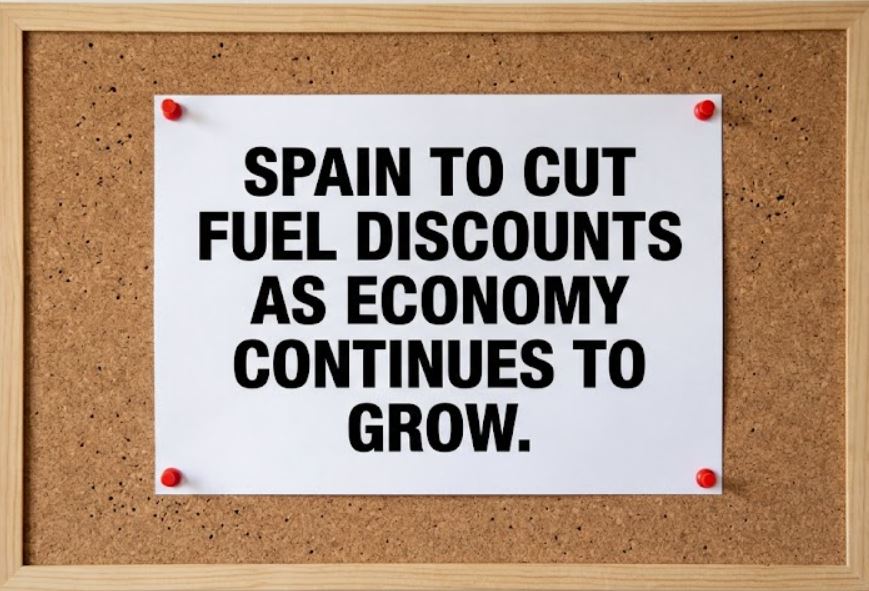 Spain to Cut Fuel Discounts as Economy Continues to Grow