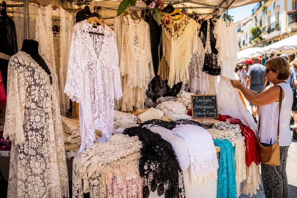 Costa Blanca Markets: A Weekly Tradition Worth Getting Up Early For 4 lace stall