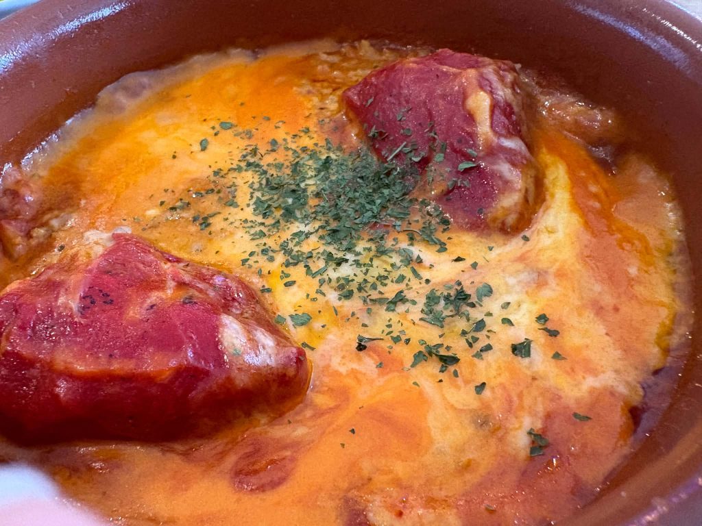 Braseria Saoko: Excellent Menu Del Dia 3 peppers