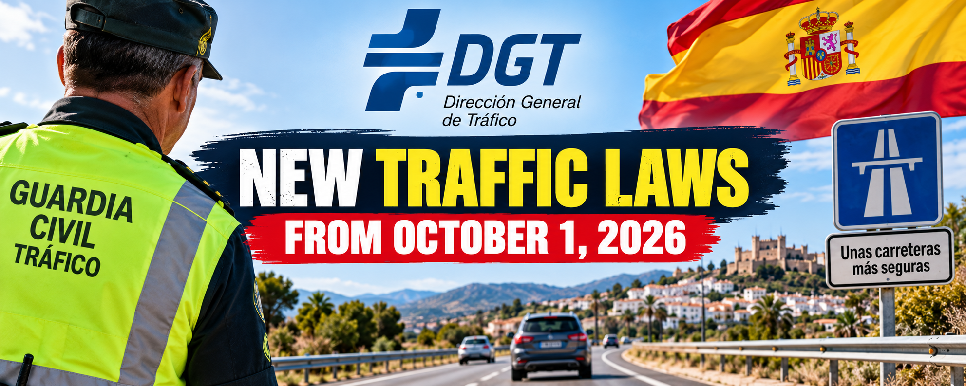 New DGT Traffic Laws From October 1, 2026