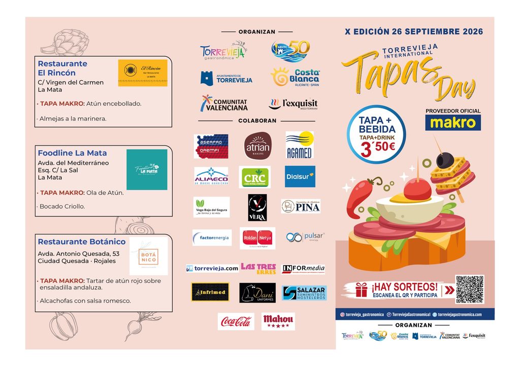Torrevieja International ruta de la tapa 2026