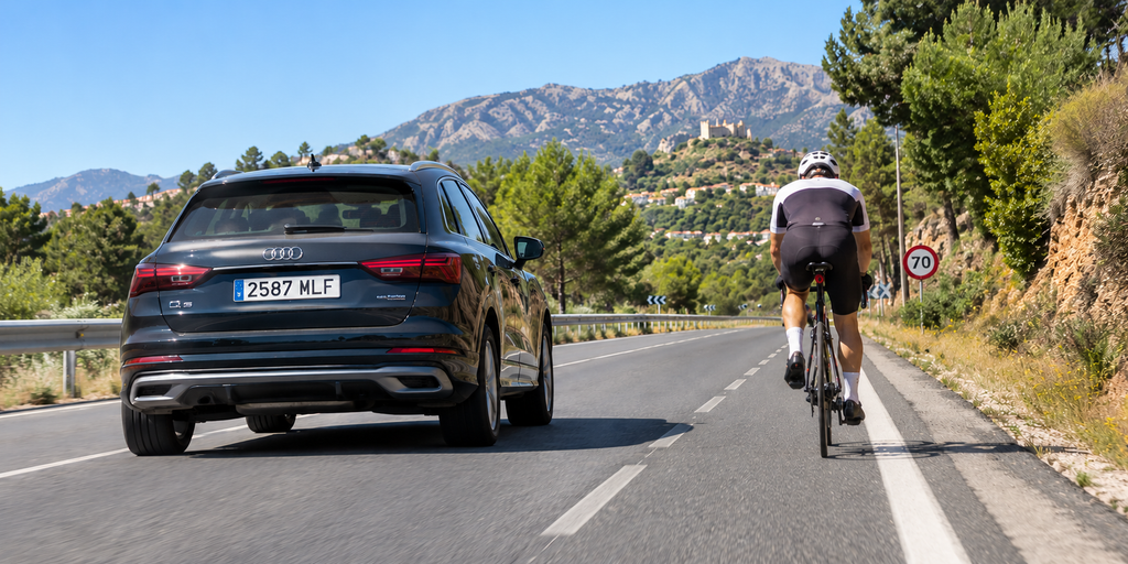 overtaking bikes